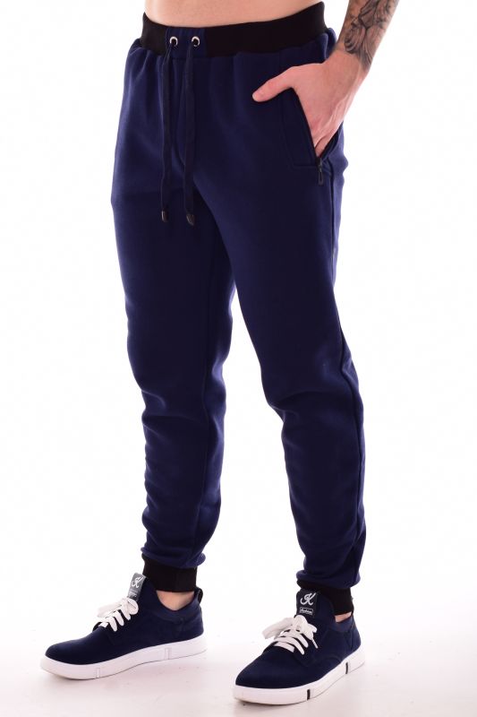 Men's trousers 9-112e (blue)