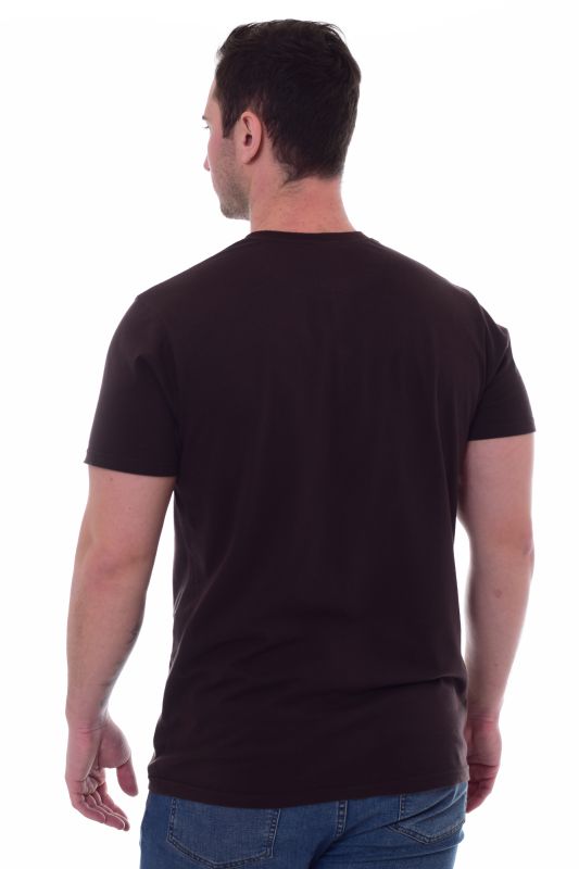 Men's T-shirt 9-129 (chocolate )