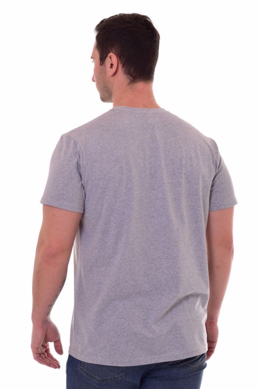 Men's T-shirt 9-129a (grey-melange)