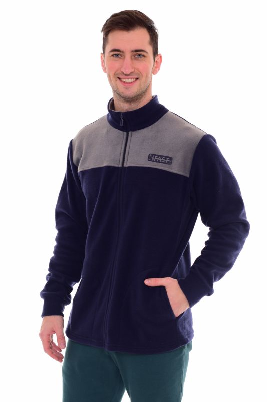 Men's sweatshirt 9-141b (blue)