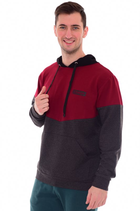 Men's sweatshirt 9-145 (Bordeaux)