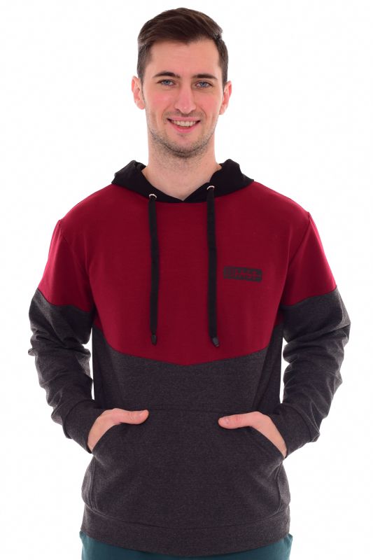 Men's sweatshirt 9-145 (Bordeaux)