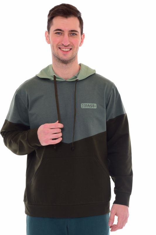 Men's sweatshirt 9-145A (green)