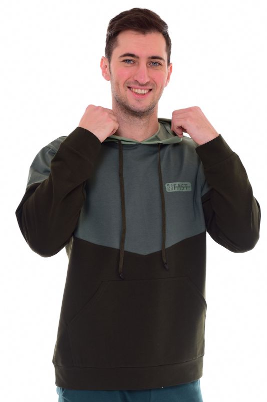 Men's sweatshirt 9-145A (green)