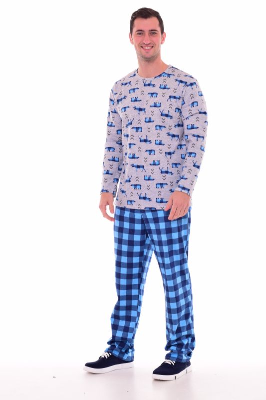 Men's pajamas 9-147 (blue)