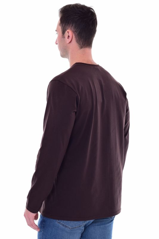 Men's T-shirt 9-149a (chocolate)