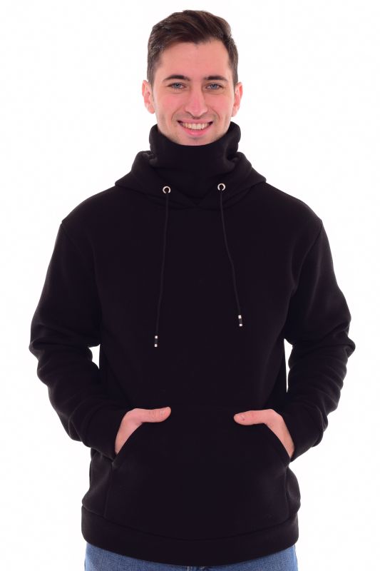 Men's sweatshirt 9-154A (black)