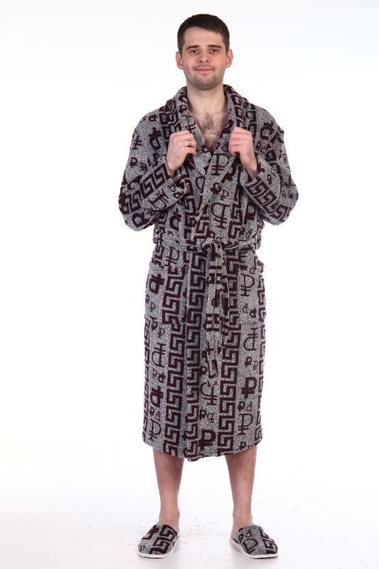 Men's dressing gown 9-16zh