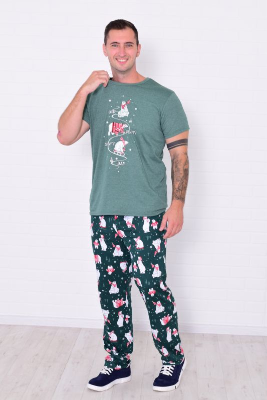 Men's pajamas 9-212 (izumrud)