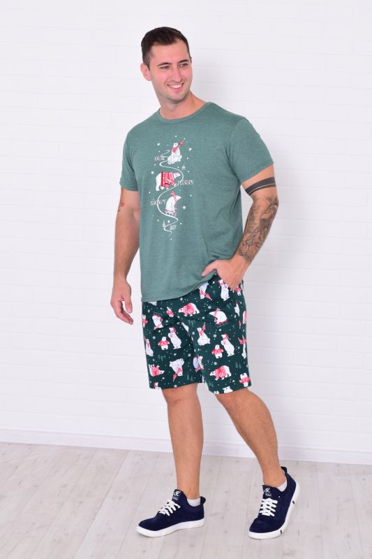 Men's pajamas 9-213 (izumrud)