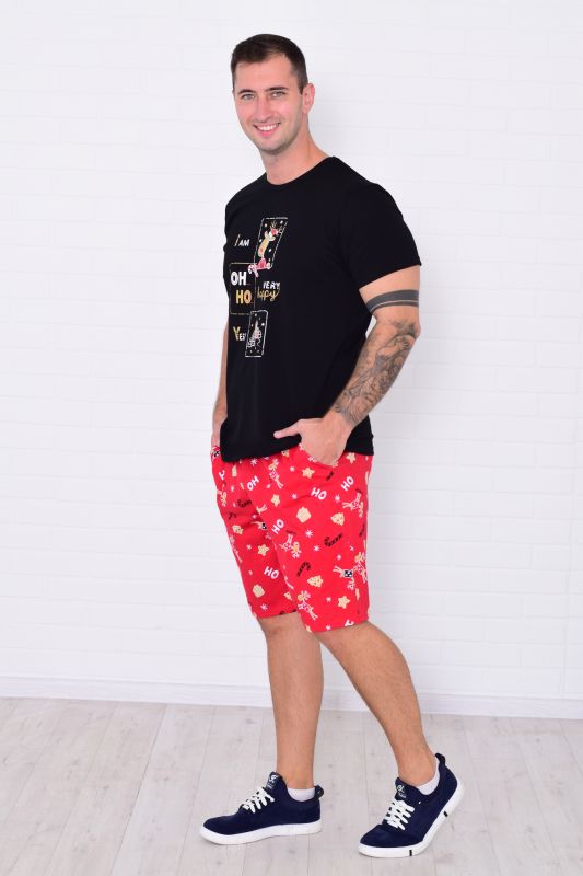 Men's pajamas 9-215 (black)