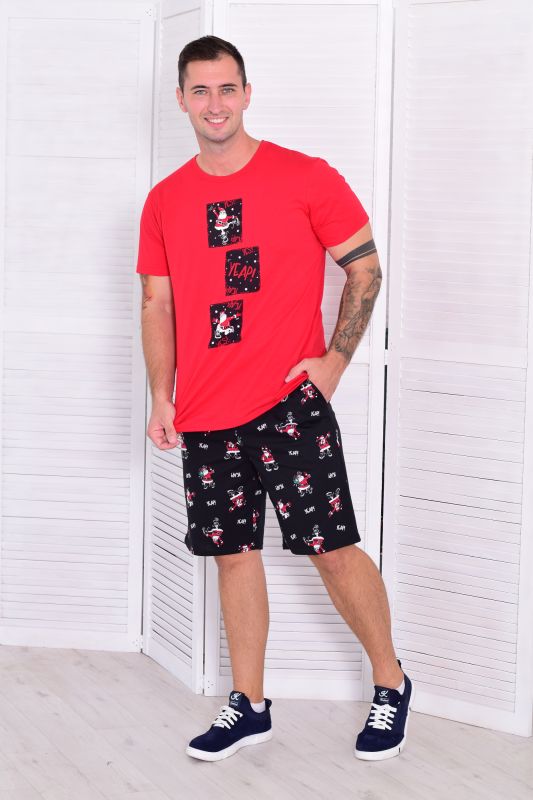 Men's pajamas 9-216 (red)