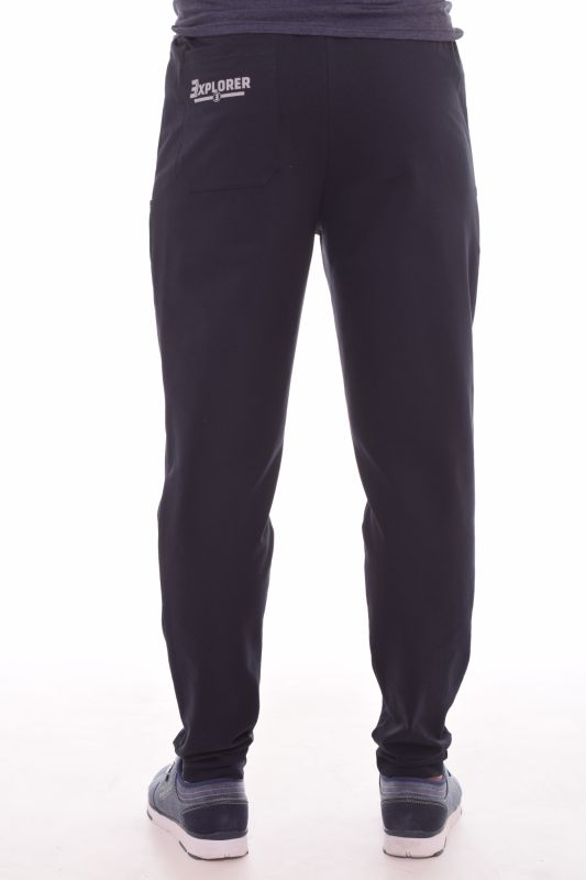 Men's trousers 9-91a (dark blue)